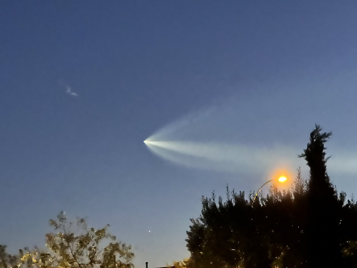 SpaceX launch viewing from AZ. @SpaceX