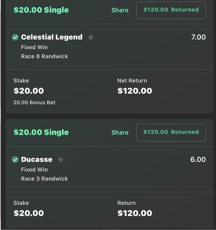 rlm005's tweet image. Making good use of Bet365 Promo @MissdTheJump @bet365_aus