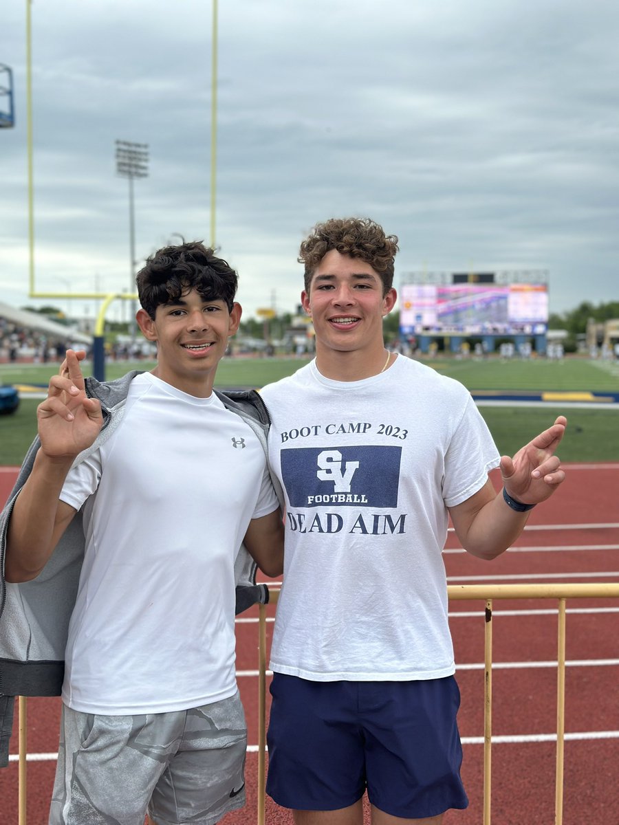 Had an Amazing time at TAMUC thank you @CoachJWillTAMUC for having me out and thank you @geoff_terry & @JackInTheBox58 for the great hospitality we really enjoyed it!! @SV_RangerFB @BDammone @CoachGlennHill @BamPerformance @TheProgram2015