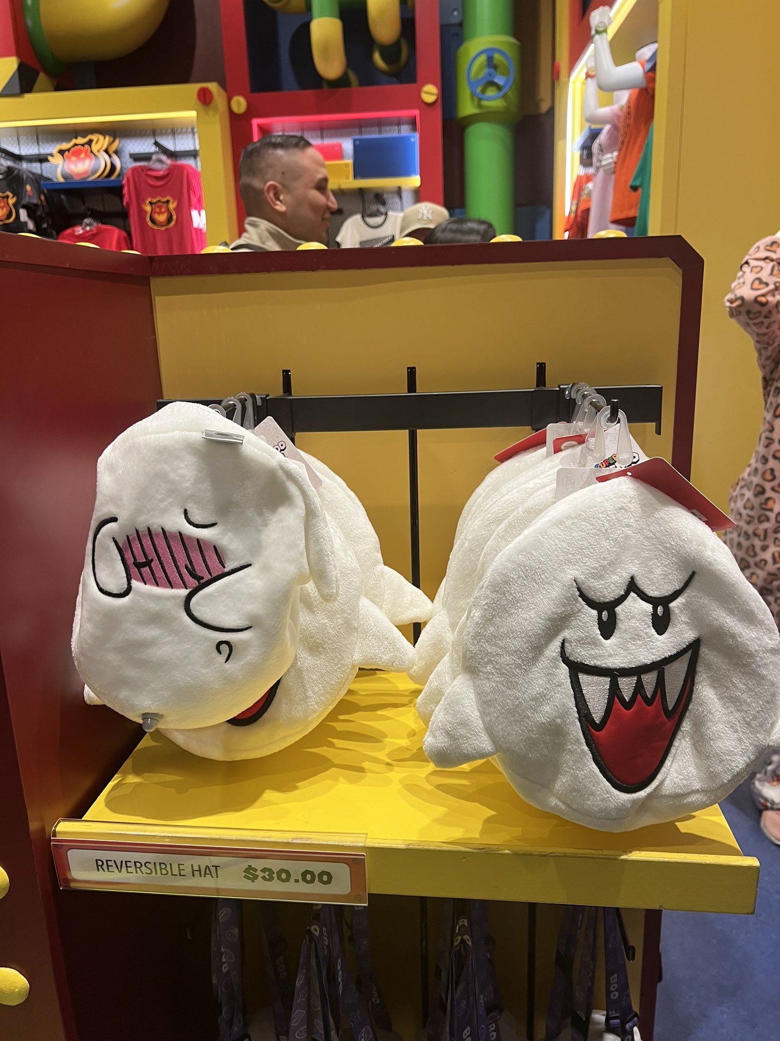 Parks And Cons on X Boo reversible hat 30 is available in SuperNintendoWorld https t Vjn0H9kT88 X