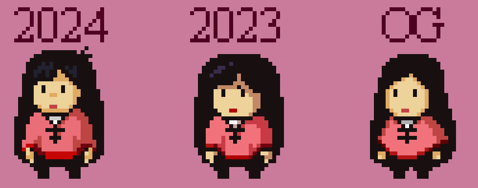 Annual buddy resprite ('22 was lost to time...)

#lisathepainful
#pixelart
#buddyarmstrong