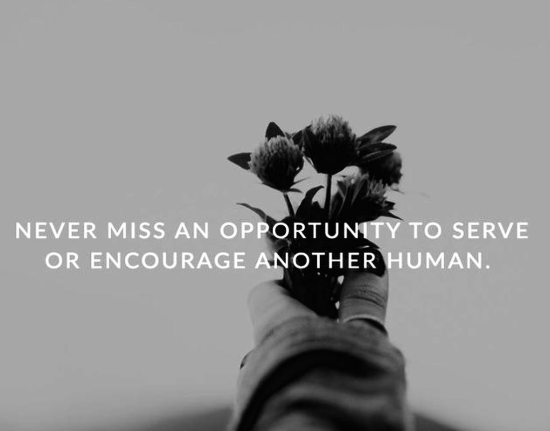 Sunday Friendly Reminder.. Never miss an opportunity to serve or encourage another human. #KindnessMatters #sundayvibes #SundayMorning #BeKind 🙌🩶