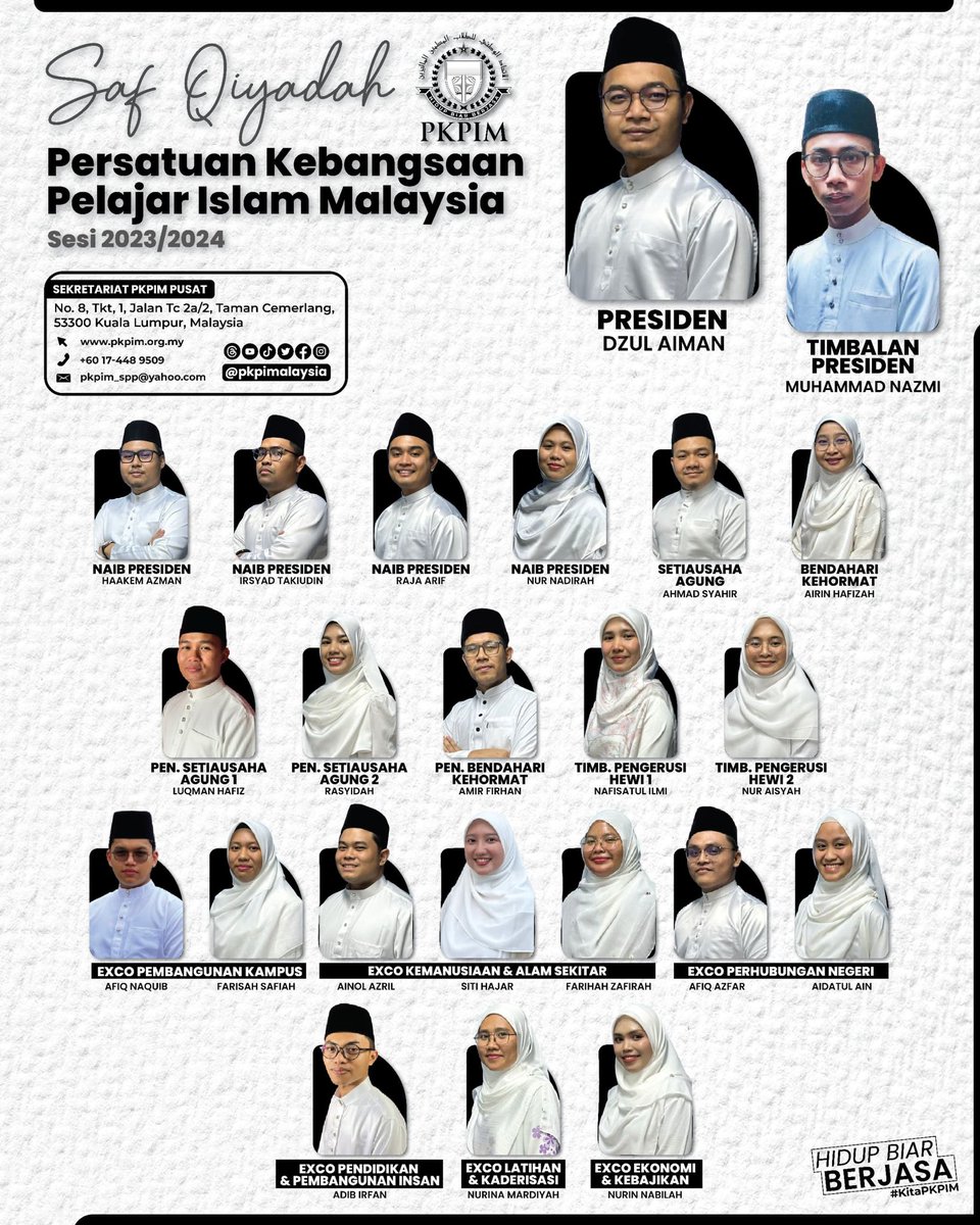 SAF QIYADAH PKPIM 2023/2024

Seorang pemimpin harus orang-orang berilmu, berakal sihat, memiliki kecerdasan, kearifan, kemampuan fizikal untuk mengendalikan roda kepemimpinan. 
Rujukan: Syed Khutb, Tafsir fi Zhilalil Quran

Semoga terus mara saf Qiyadah PKPIM 2023/2024.