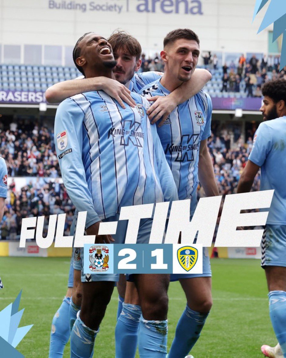 Coventry City handed Leeds United their first league defeat of 2024, with goals from Haji Wright and Ellis Simms seeing the Sky Blues prevail 2-1 at home. @joshwrightt12__: breakingthelines.com/efl-championsh…