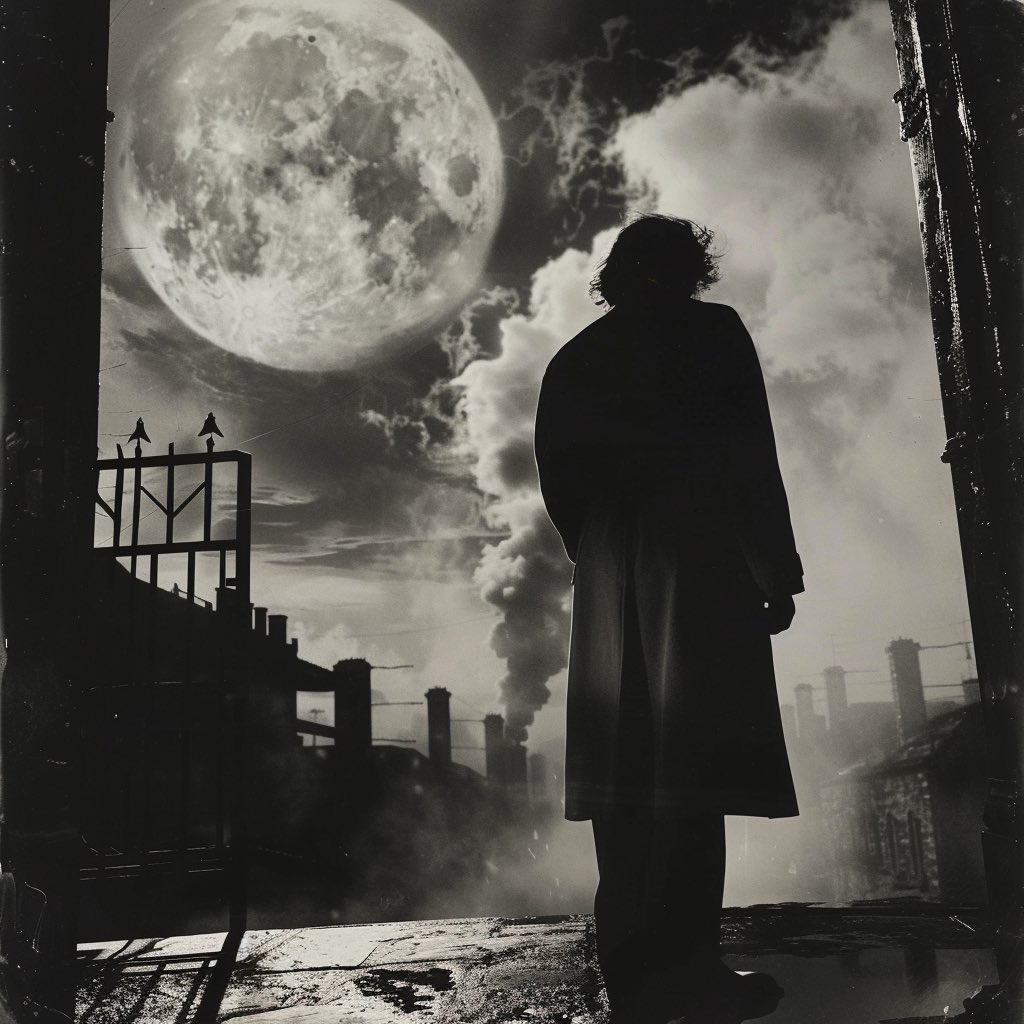 Nate_Midnite's tweet photo. Alone with the Moon

#midjourney #aiart #moon #alone #lonely #madworld https://t.co/THa0pnTHxc