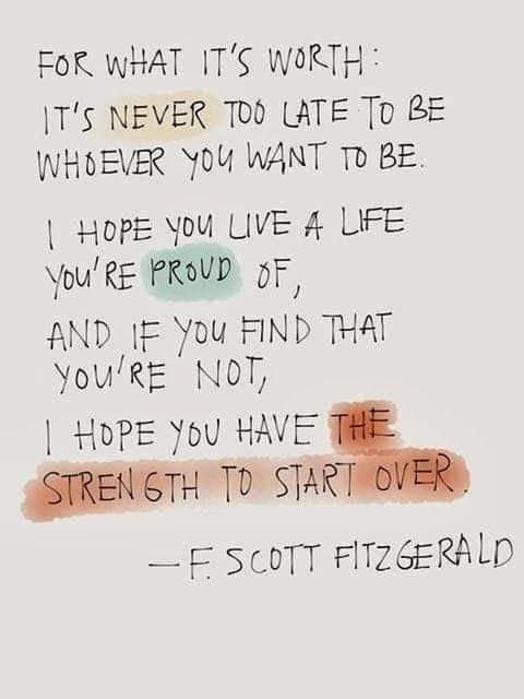 One of my favorite quotes. #FScottFitzgerald