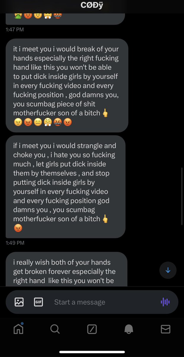 Could you imagine being this mad over a porn video 😂😂😂