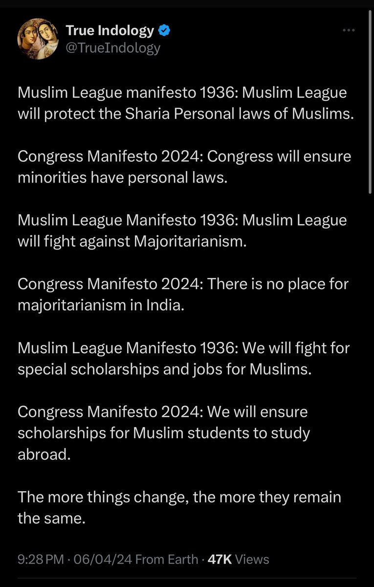 @RanaAyyub Truth hurts. Congress manifesto is best Pakistani inclined document ever made