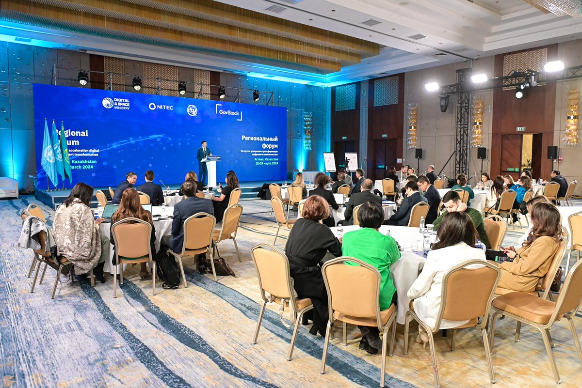 🌍GovStack expands globally, gathering at the ITU Regional Forum in Astana, Kazakhstan, fostering knowledge exchange among 70+ participants from 10 countries. Showcasing top digital services, prioritizing proactive delivery & cross-border document recognition.#DigitalCooperation
