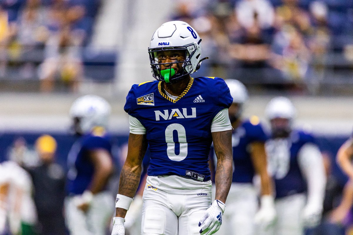 After a great conversation with new head coach @Coachbwright4 i’m extremely blessed to be re-offered by @NAU_Football @TTownFball