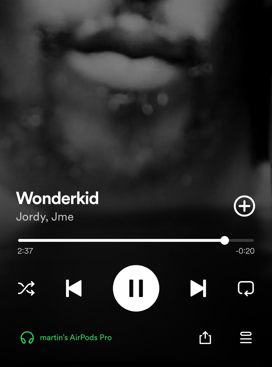 “Wonderkid/could have been you/speak up/Mumbling…” @JmeBBK 😍🙌 open.spotify.com/track/4Rr6TRyq…