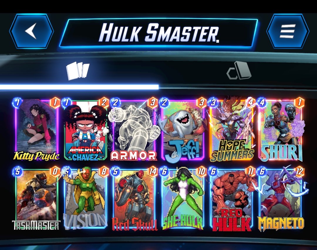 BebopJhinkins's tweet photo. Idk if I'm the first one to really play this deck, but it has one job and does it very well. Got my first infinity ticket with it. #snapdecks @MARVELSNAP @SnapDecks @SnapVariants #infinityticket https://t.co/YYeD7BGdFE