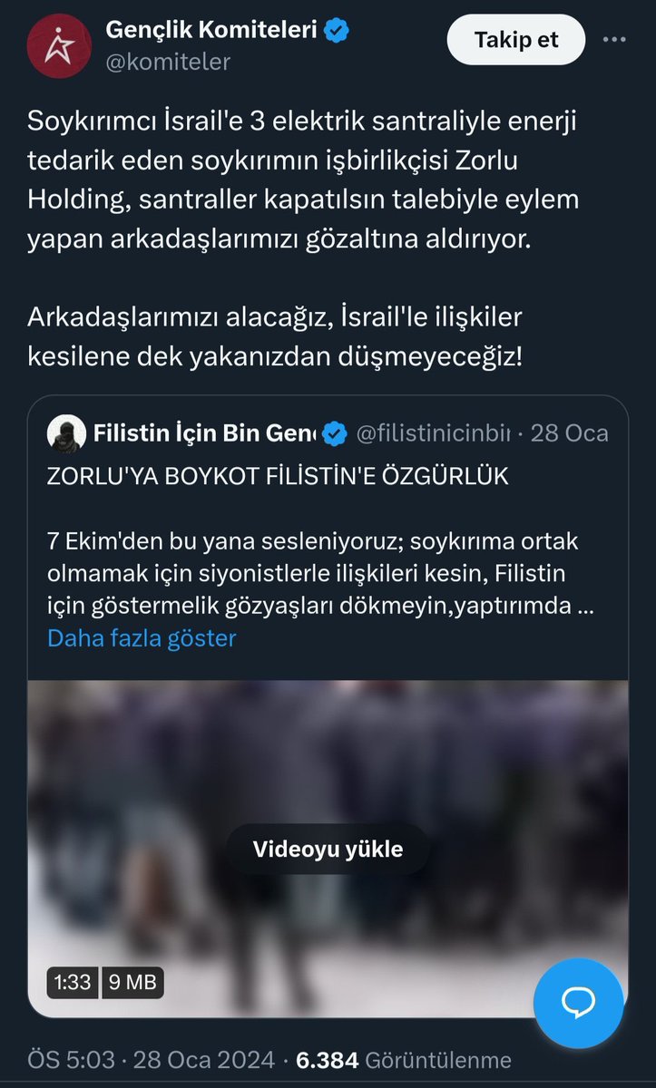 İstanbul’da “sözde Filistin’e destek” eylemi yapmak isteyen, provokasyon yapmaları sonrası gözaltına alınan 9 şahsın DHKP—C terör örgütü iltisakı olduğu ortaya çıktı