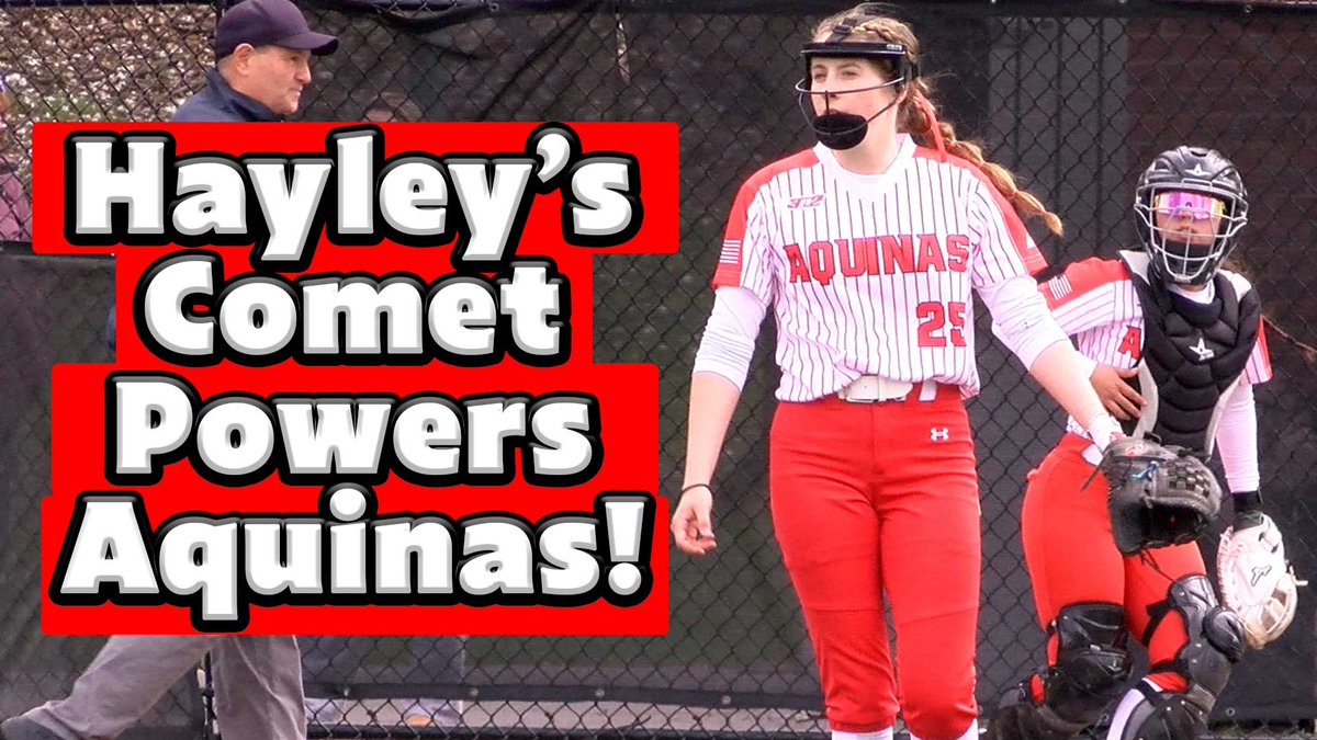 The famous Halley's Comet appears once every 76 years. Home runs from St. Thomas Aquinas' Hayley Wieczerzak are also rare...

The senior Albany commit blasted her first career varsity homer today in a 1-0 win over Mount St. Dominic. Watch the FULL highlights + reaction from two