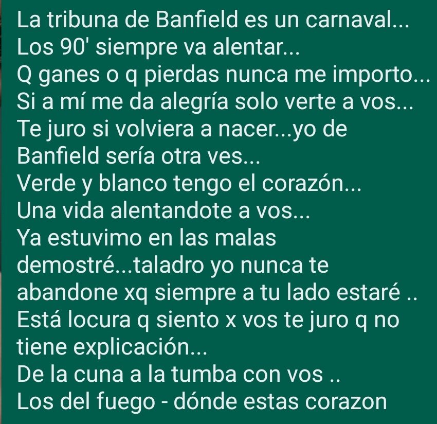 FrancoTaladro's tweet image. La nueva canción de #Banfield. TEMON!!! 🇳🇬