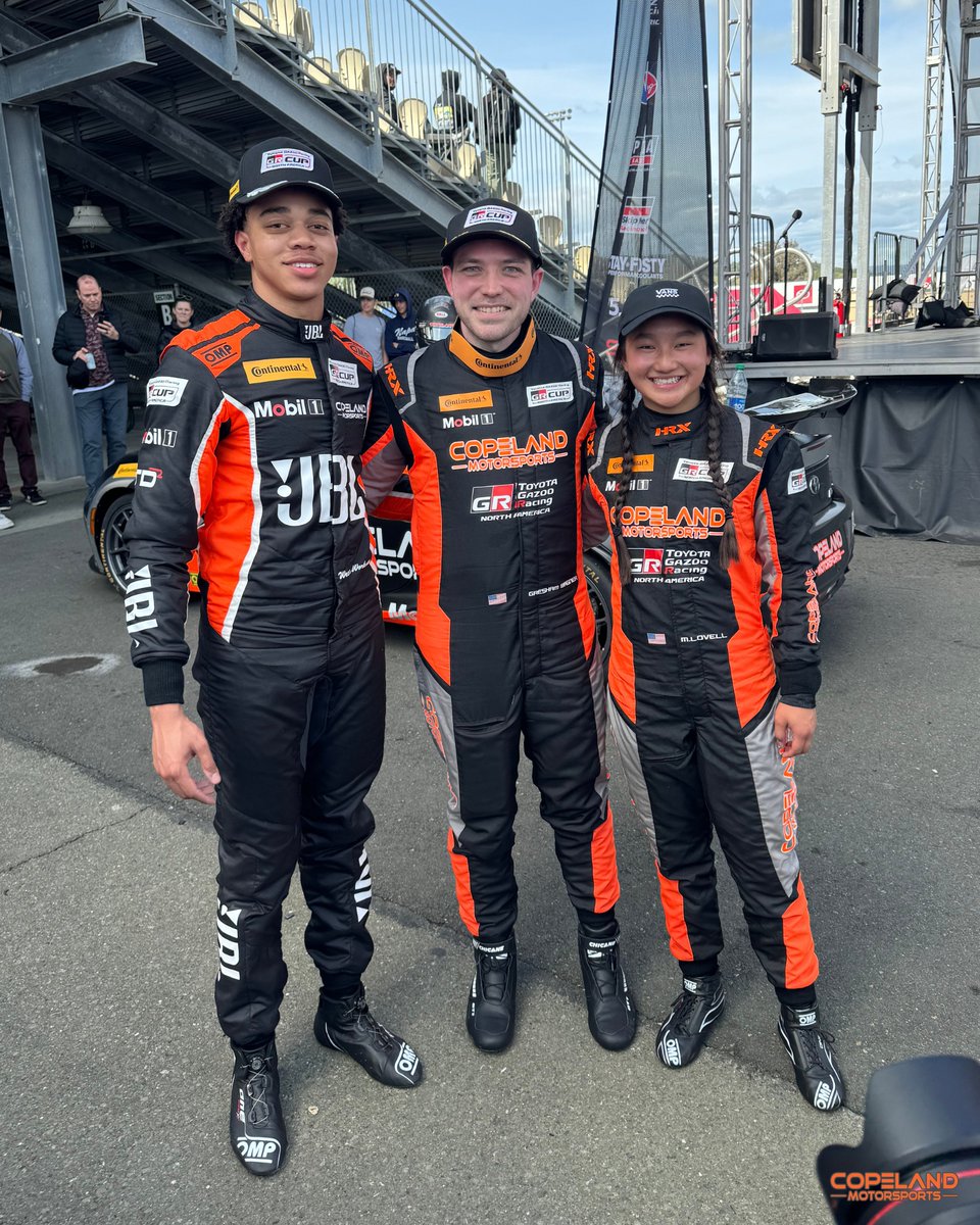 Gresham Wagner and Westin Workman make it a 1-2 finish in the @officialgrcup season opener! The Copeland Motorsports team made up five out of the top seven spots! Let's do it all over again tomorrow! #CopelandMotorsports / #GRC86 / #GRCup / #OfficialGRCup / #TGRNA / @racesonoma