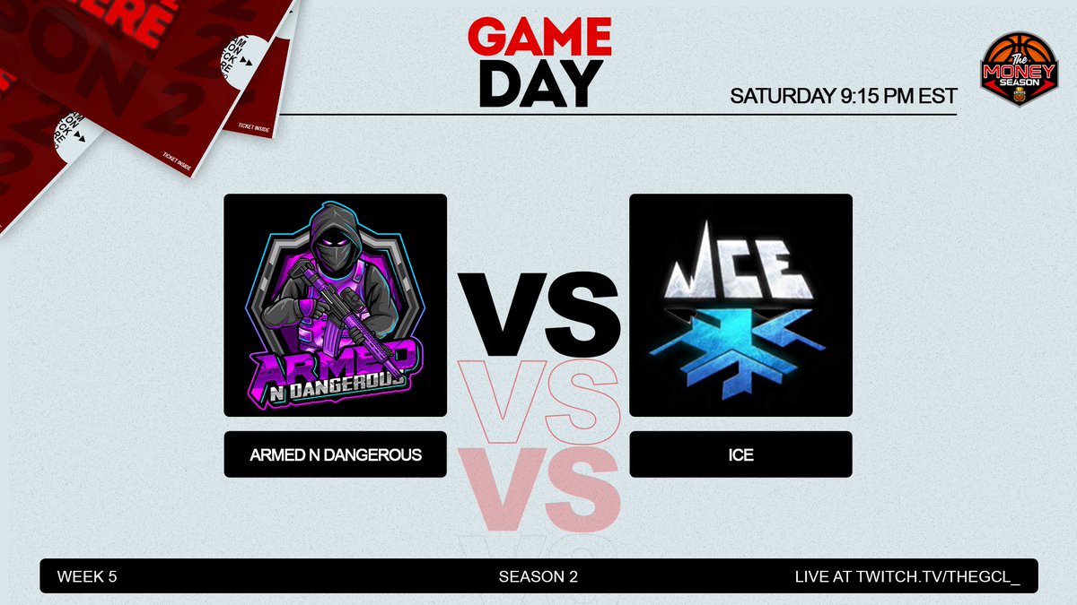 Tonights TMS 💵 Season 2️⃣ Week 5️⃣ Matchup🔥🔥🔥🔥

❌ <a href="/ArmdNDangerous/">AnD</a> ⚒️
🆚
❌ @IceColdEra 🥶

❌Watch:📺 9️⃣:1️⃣5️⃣ pmEst. twitch.tv/thegcl_

<a href="/iamKade01/">Sav Riley</a> <a href="/vChinoFX/">vChinoFX</a> <a href="/Unkle_Dunk/">Unkle Dunk</a> <a href="/whiteeditz/">white ❄️</a>
<a href="/iNetworkSports/">iNetwork</a> <a href="/2kDiscord/">SQUAD FINDER | NBA2K25 LEAGUES</a>