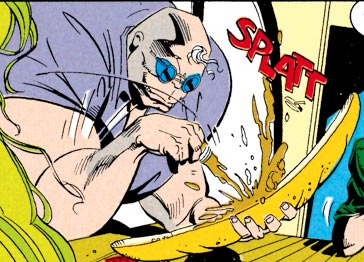 Don't interrupt him. He's making a sandwich. 

This could get messy.