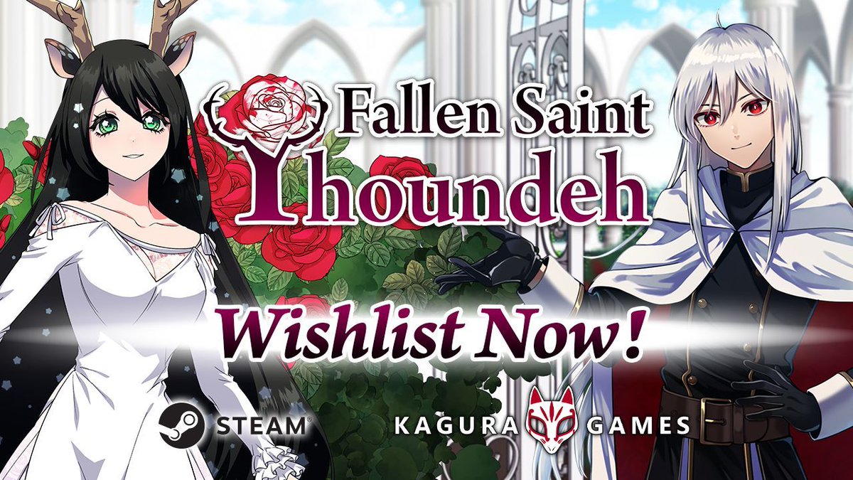 We're thrilled to reveal that we will release Fallen Saint Yhoundeh by MOEKOUBOU (@moekoubou)! Prepare for the release by checking out the game and adding it to your wishlist! Store: bit.ly/3PT3154 Steam: bit.ly/4aKymic