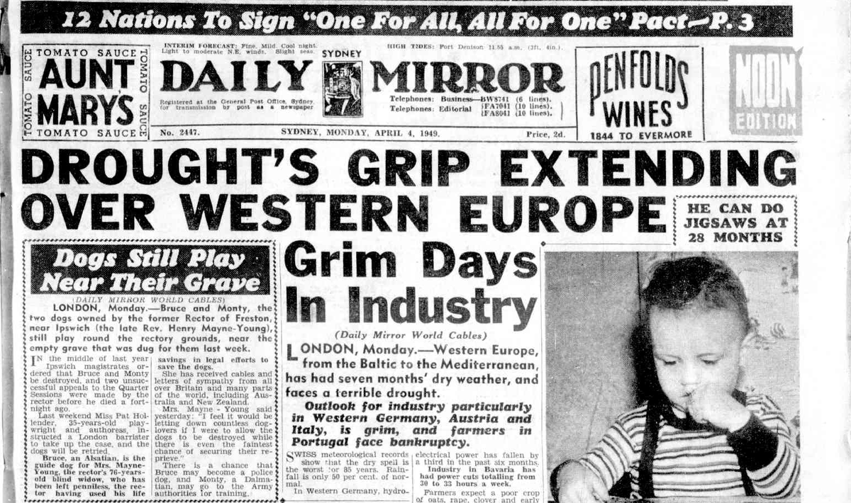 More than 600,000 pages of the Daily Mirror newspaper (Sydney, NSW) from May 1941 to December 1954 have recently been digitised and are now available to view online. Discover more about our growing digital library: brnw.ch/21wIzU1