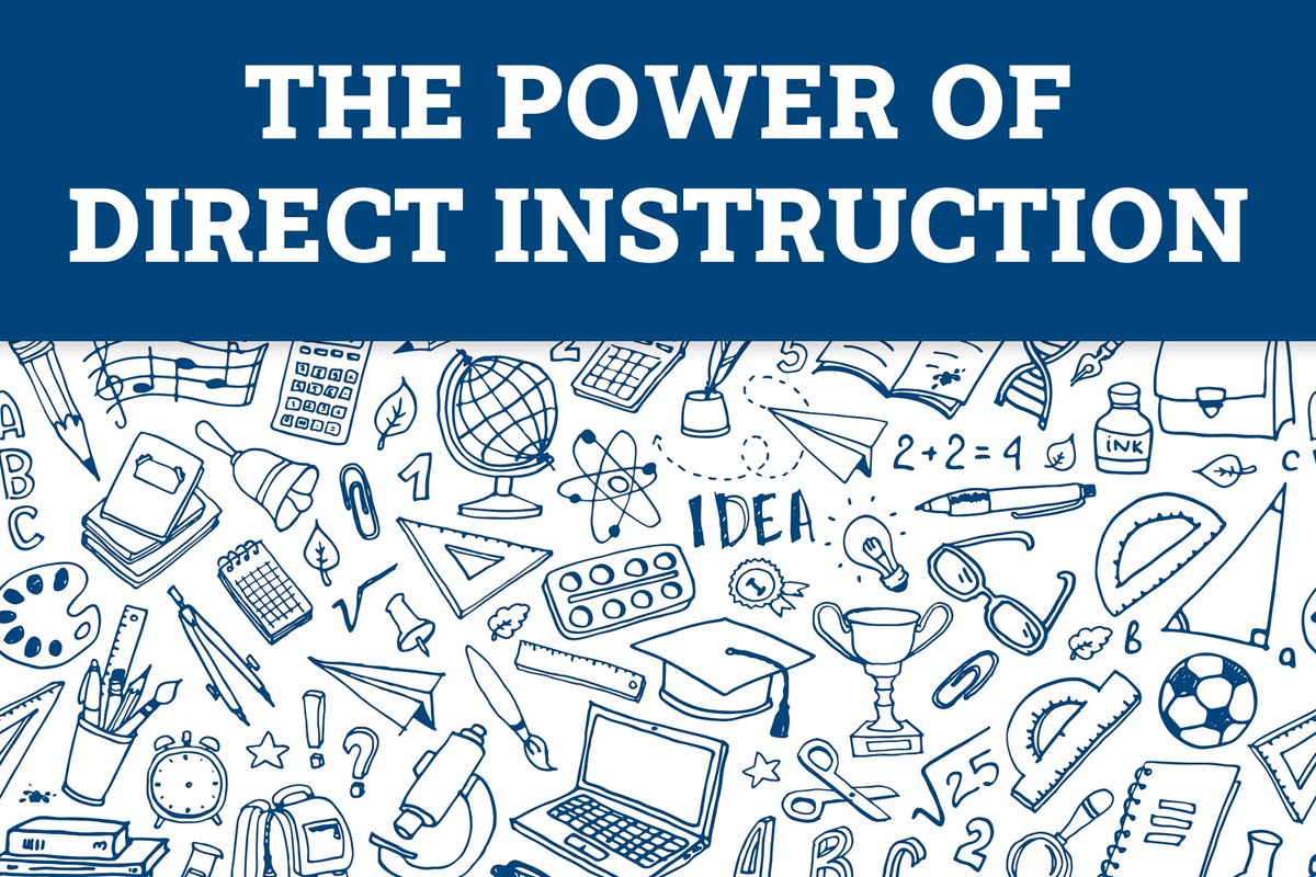 When implemented correctly, direct instruction is effective in helping students with new concepts. But it’s often misunderstood.

What is direct instruction? How do students benefit? This blog post explains! bit.ly/49nqZwe

#StudentLearning #Instruction #Teaching