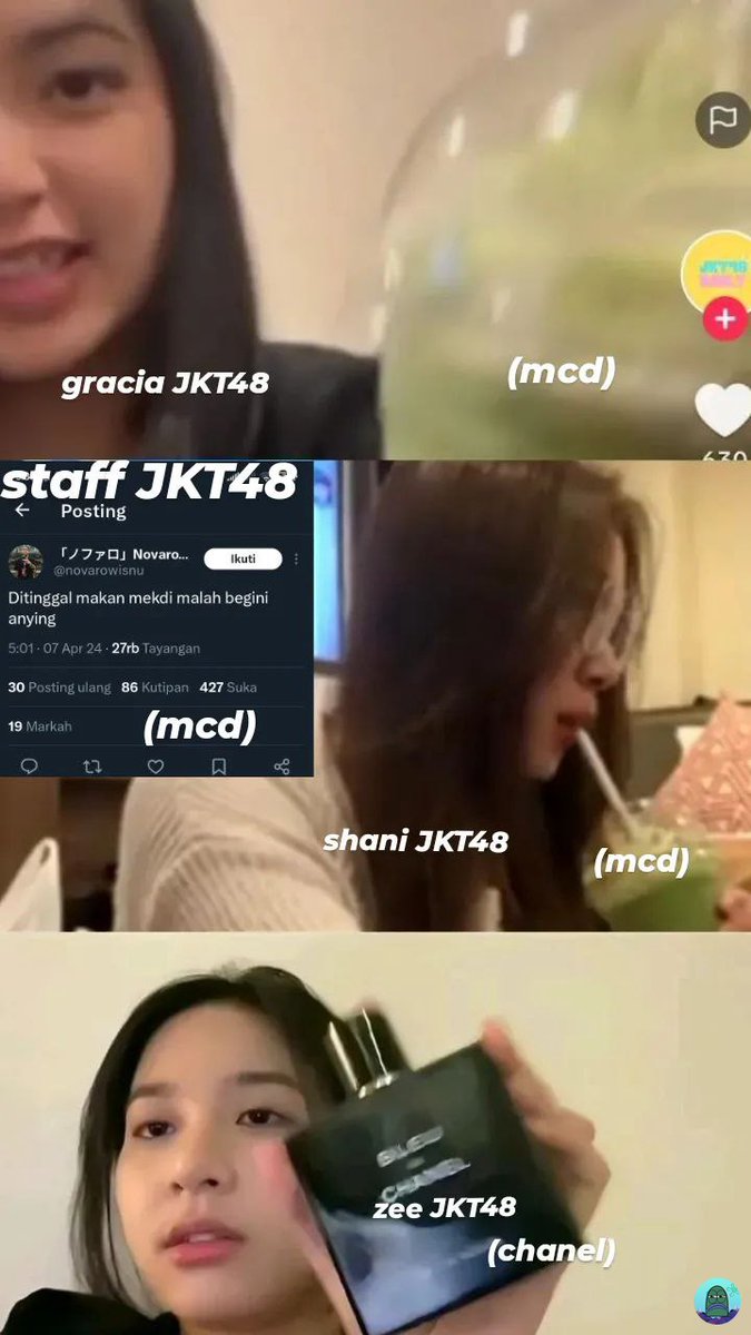 tanyarl liat nih idol lokal yg pake produk boikot + melanggar golden rules JKT48, ga member ga staff sama aja

tolong kasih edukasi ya ke member' dan staff nya, juga fansnya jangan tutup mata!! tapi ada juga yg mengedukasi (sender salut)