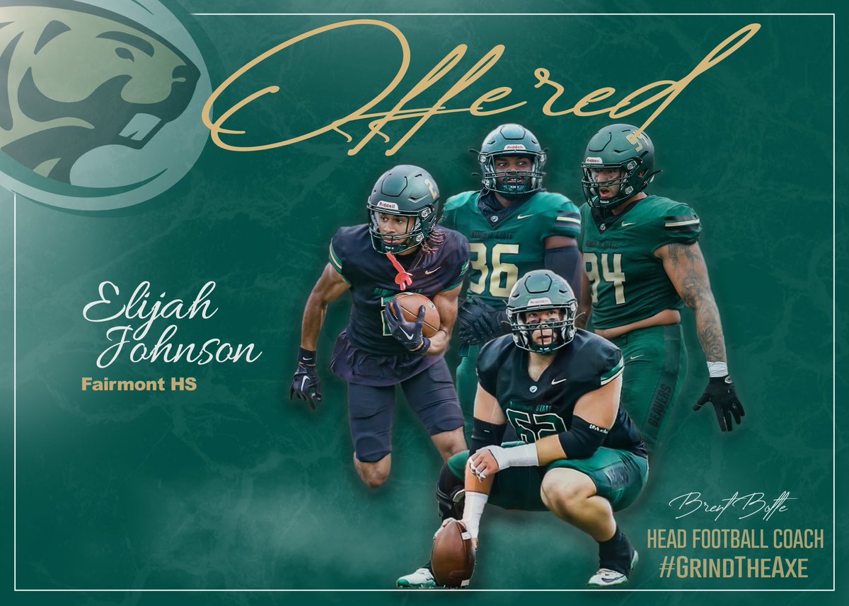 ElijahLJohnson8's tweet photo. After an awesome visit at @BSUBeaversFB and a great conversation with @CadeBaumgardner I’m blessed to receive my first offer from Bemidji State University!! 🪓🦫@CoachBolte @KH_Pike @CoachHeinBSU @FairmontFB https://t.co/PLtvVY7Gta