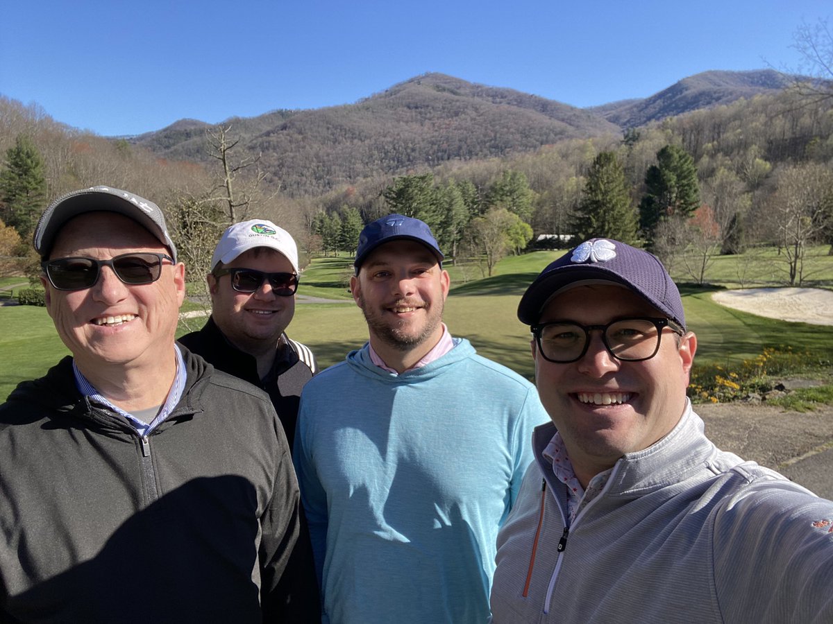KeenanIrish's tweet photo. 2nd round of the trip at the beautiful Maggie Valley Club in North Carolina was one for the books. Mountain golf at its finest. https://t.co/JZPg2BoNyo