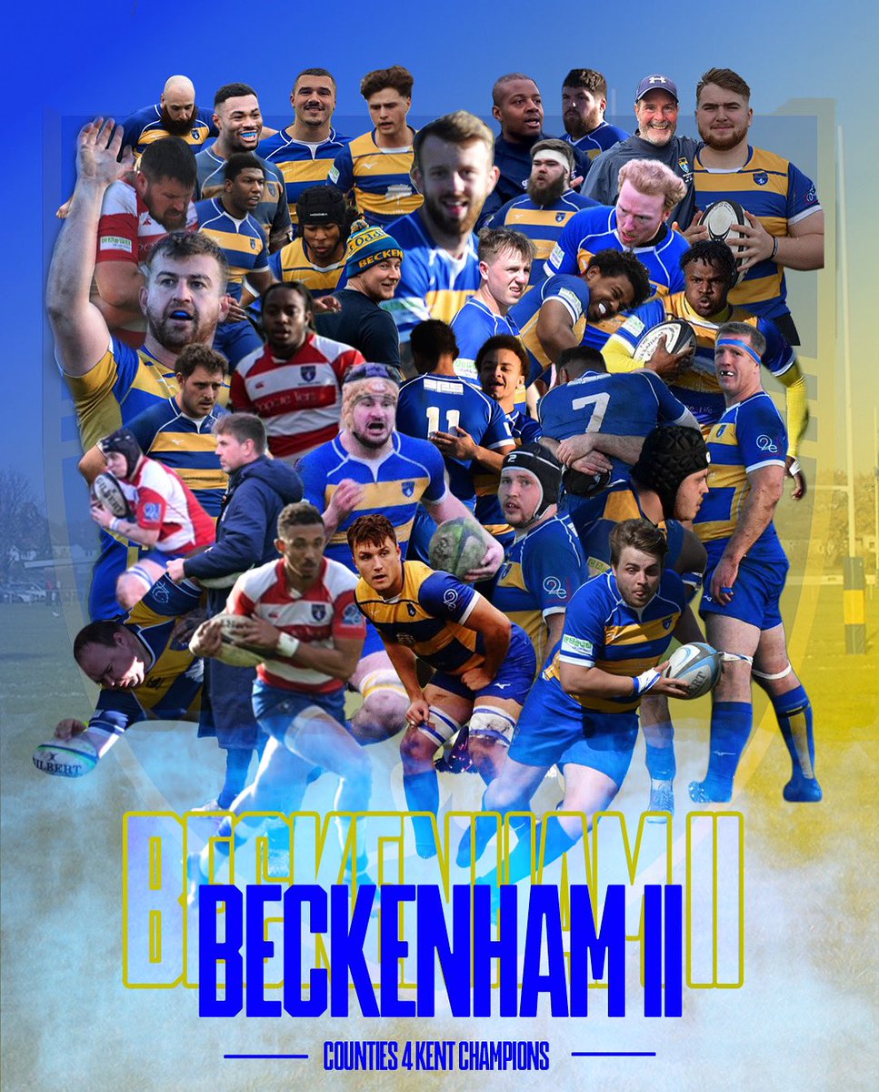 🏆Counties 4 Champions 🏆 Well done to our 2XV who took the league title today. They beat Dartfordians 34-7 to take the top spot. What a game and what a season! Congrats all #blueandgold