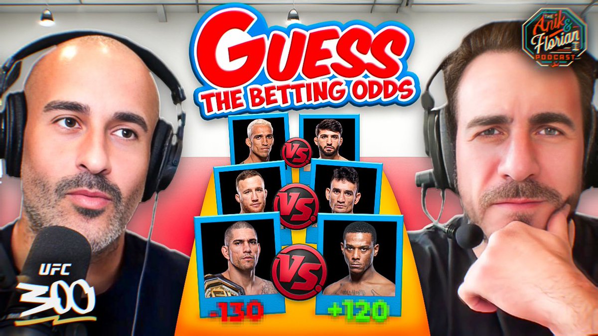 Guess The #UFC300 Odds with @Jon_Anik & @KennyFlorian via @DraftKings #dkpartner youtu.be/gzH3Shy1vsc