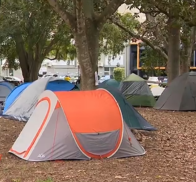 VDejan0000's tweet photo. The tent city that has appeared in Brisbane  Australian urban park 

Homeless Aussies living in tent cities

What a disgrace for our country, literally floating on gas, oil & iron ore that we allow this to happen to our people while importing millions of 3rd world immigrants. 

Stop immigration & send the unemployed immigrants back, bring back coal & gas & stop the waste of our taxes on wars, WEF, WHO, UN, o/seas climate rubbish. 

This country was rich & prosperous once - it is an absolute crime how Labor puts us last. 

What do you have to say about his Dutton?  You are very quiet on the issue too.  

https://t.co/5NFlg17lTA via @MailOnline