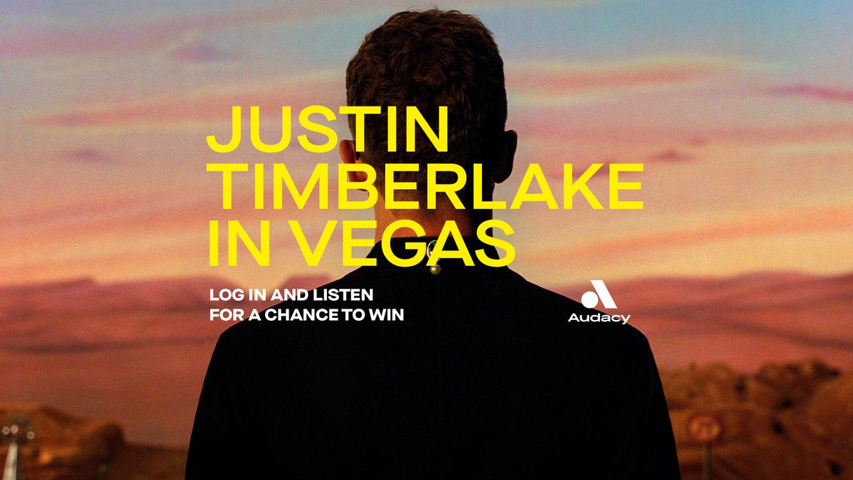 Be Selfish and spend a weekend in Las Vegas with @justintimberlake by attending TWO of his shows! Just log in & listen on the FREE Audacy app to Kiss 98.5 for a minimum of 60 minutes a day for your daily entry! All the details at kiss985.com!