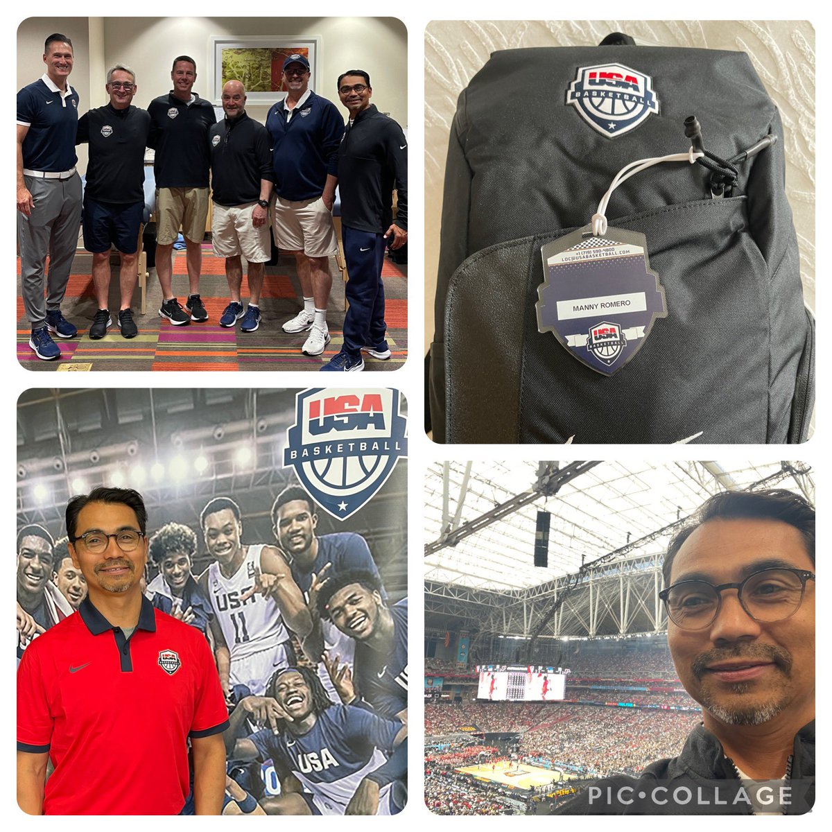 Thank you USA Basketball for inviting me to work with a great medical staff in Phoenix Arizona with the junior national team. Enjoying the final four games to end a great experience!