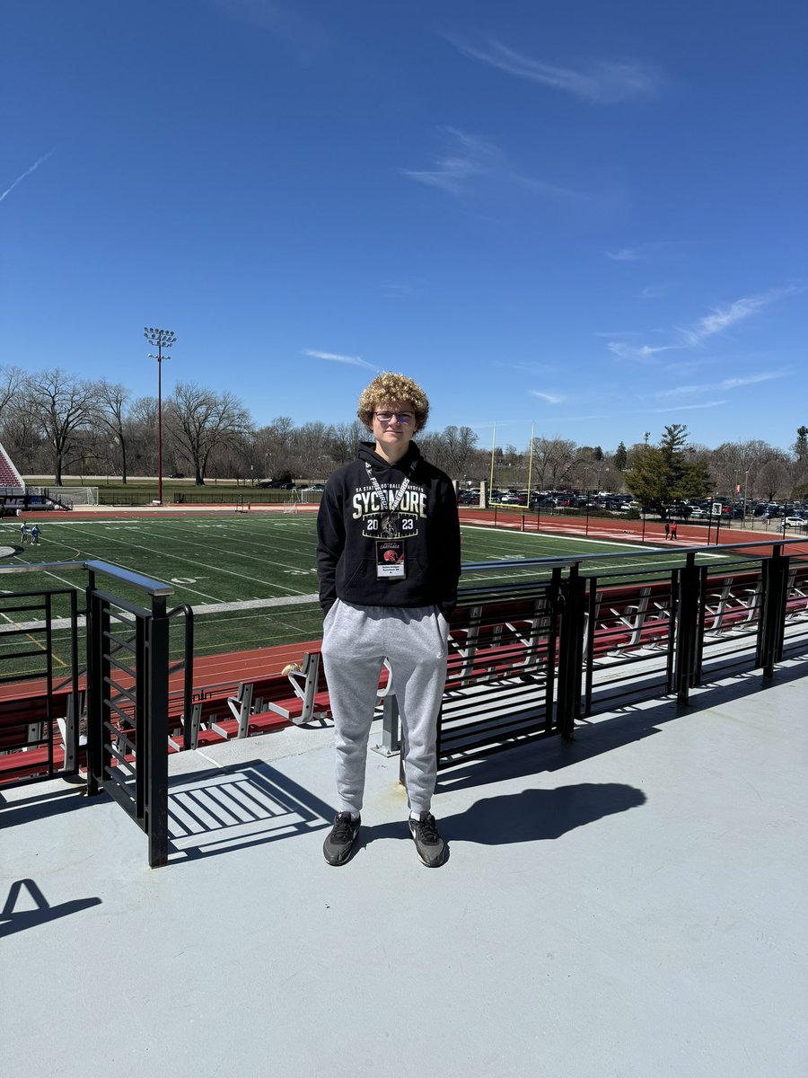 Had a great time visiting Carthage today! Thanks @CoachPopino and @Carthage_FB for the invite!