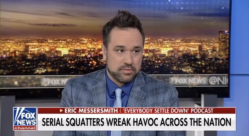 Eric Messersmith (@EricMessersmith) representing our “Everybody Settle Down” podcast on Fox News last night!