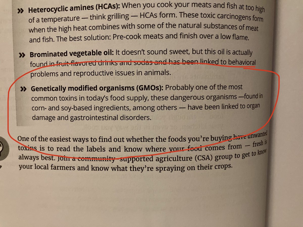 Errr what? That sentence doesn’t even make sense, and what they’re trying to say isn’t a proven fact. Which now makes me question the validity of the rest of this book @ForDummies 🤔 #GMO #GeneticModification