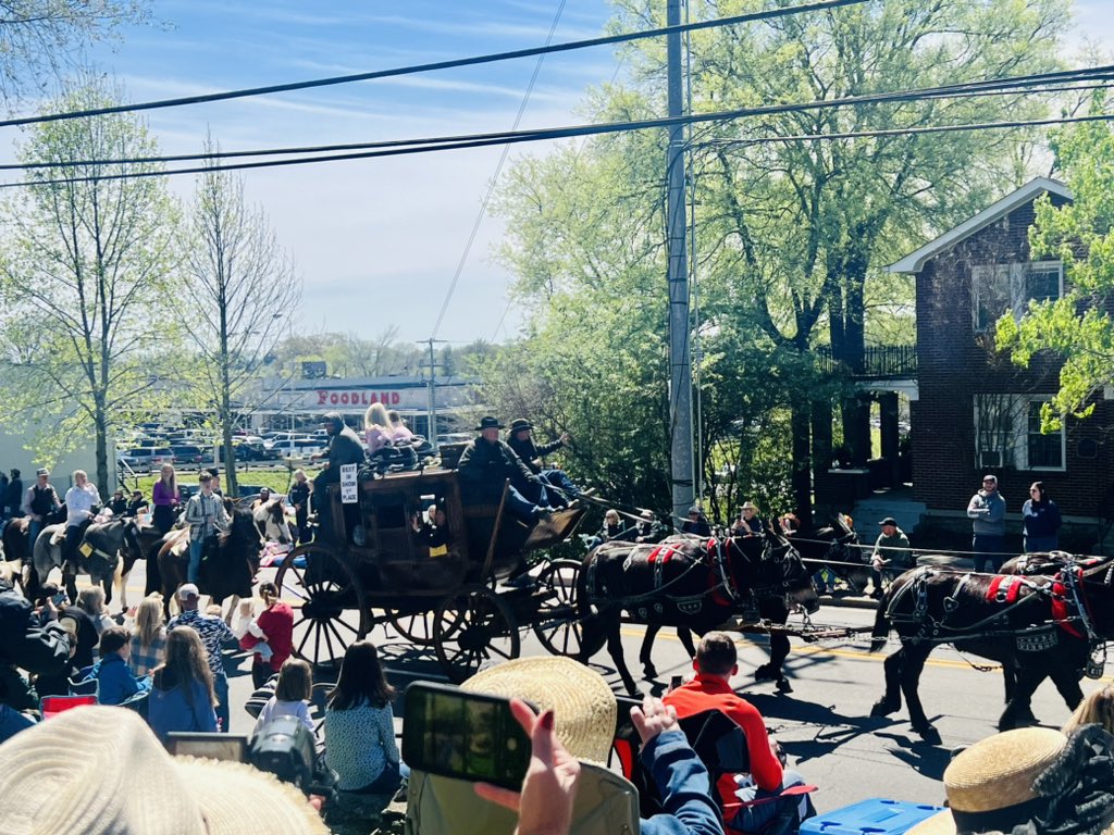 What a fun Mule Day! I enjoyed the parade, but there was one float that took 1st place with me and the judges! Mason and Rowan had the best time on the Tennessee Little Britches Rodeo Association float!