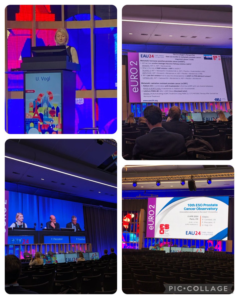 The Oncologist’s perspective @ the 10th ESO @ESOncology prostate cancer observatory at #EAU24. Fantastic panel and expert speakers! Proud to have chaired this important session again this year with @philcornford @fedrophd