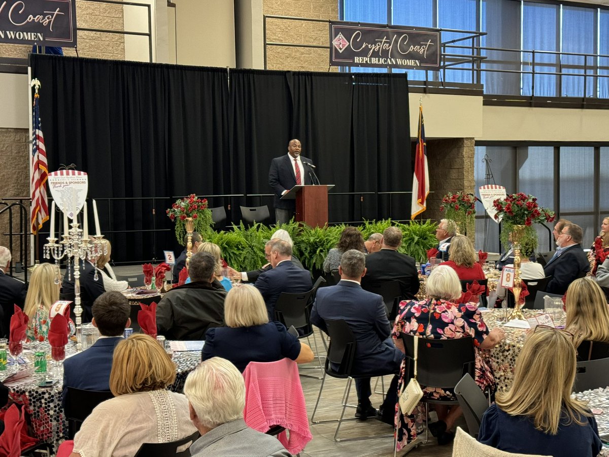 Had a great time in Carteret County today at the Speedway and the Crystal Coast Republican Women’s Gala! #ncgov #ncpol