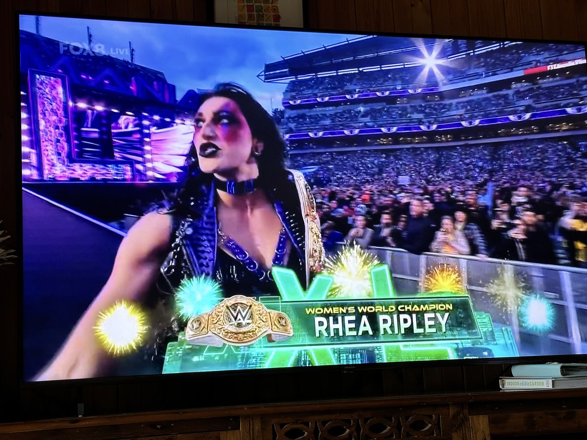 The pride of Adelaide right here. Doubt there’s been a bigger, grander entrance for an Australian at #WrestleMania And totally deserved for @RheaRipley_WWE #WrestleMania40