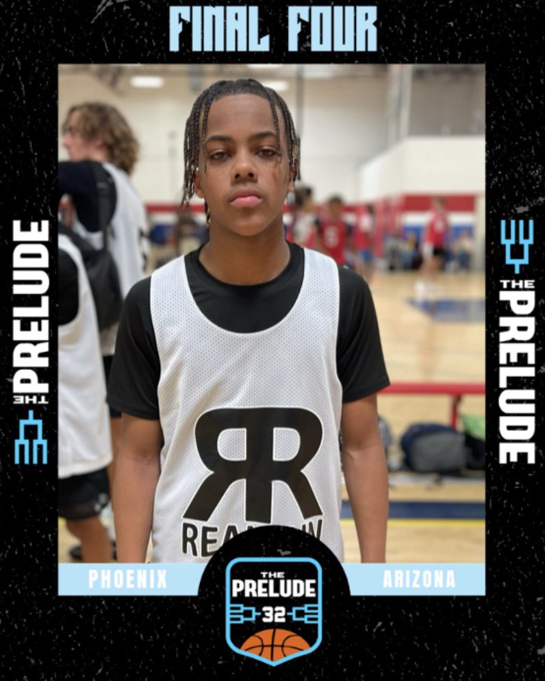 Gianni McGhee Of Real Run was Player of The Game in the 60-44 win over Player Play 15U @ Exclusive Runs Final Four in Phoenix, AZ 

#ThePreludeLeague