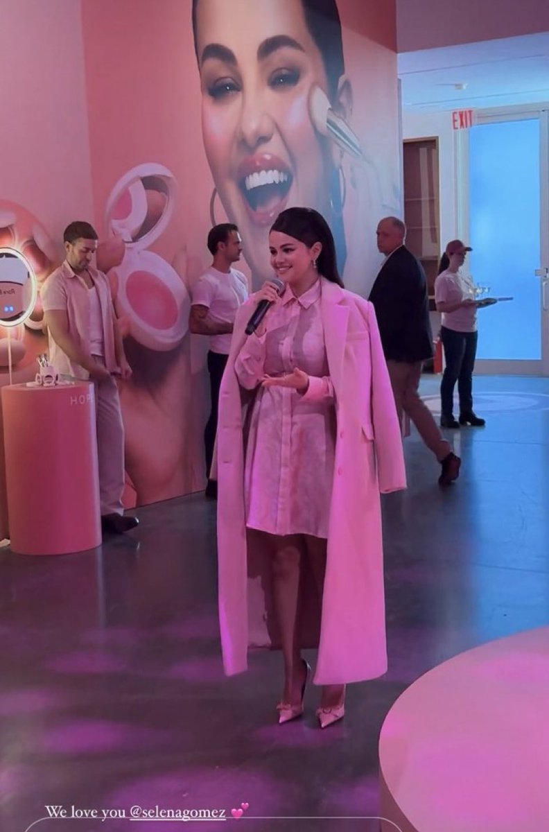 Selena Gomez at the Rare Beauty event
