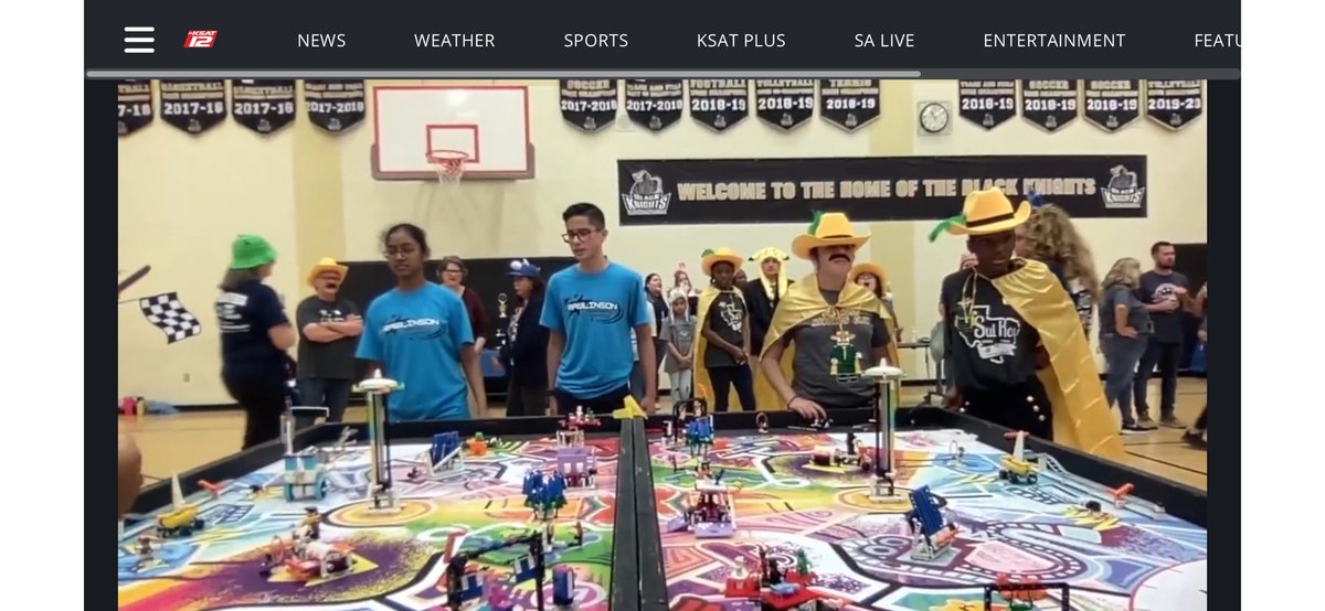 HUGE shout out to the amazing @NISDCommArts Ss for doing our first ever KSAT+ LIVE STREAM of @NISD robotics!! Student interviews, robot games and even a parent interview! Thanks for sharing this dynamic STEM program! @bobbyblount22 @ksatnews @KellyRasti