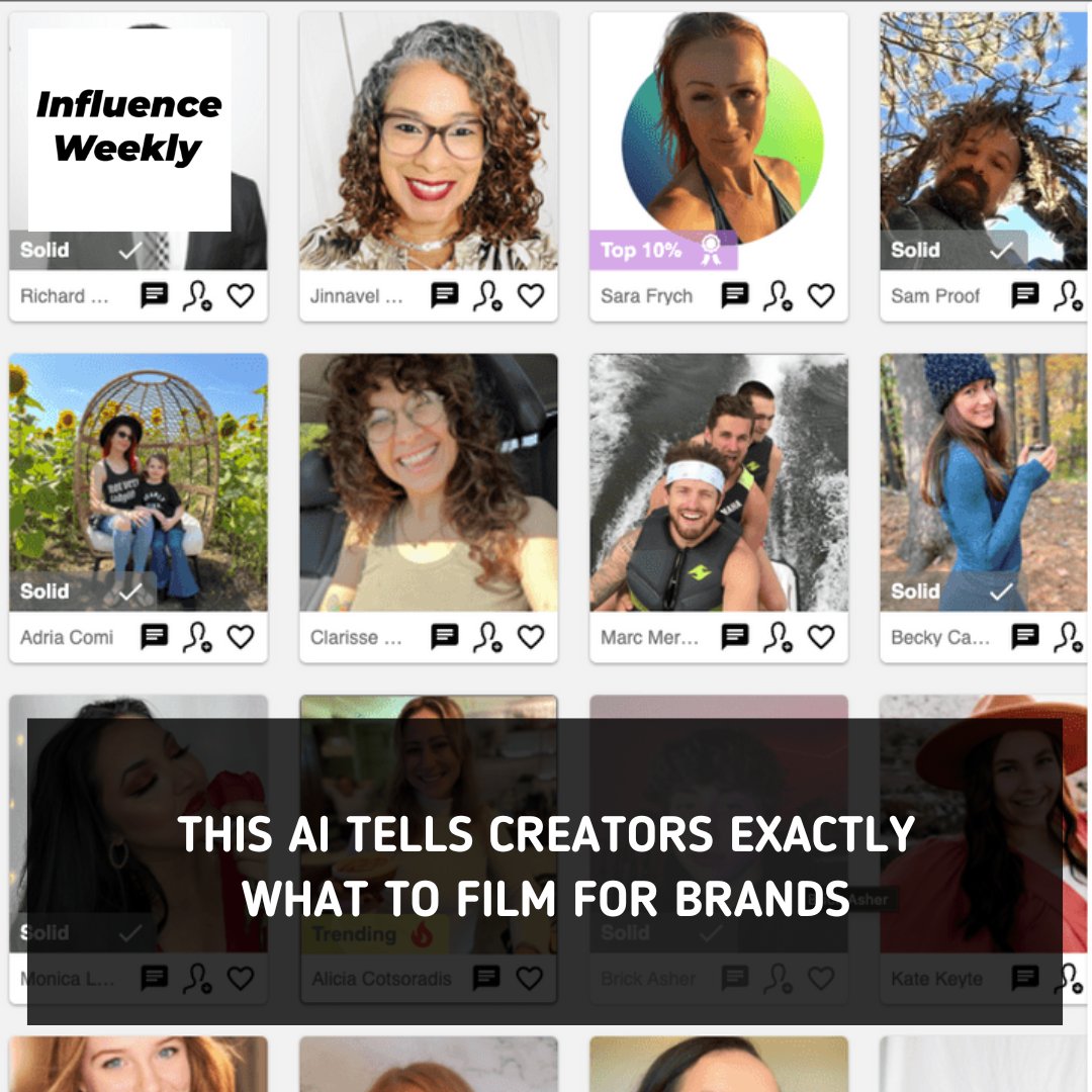 This AI Tells Creators Exactly What To Film For Brands: 👉🏼 Read the full story: l8r.it/foDs #InfluencerMarketing #Influencer #BeeRoll #UGC @beerollit