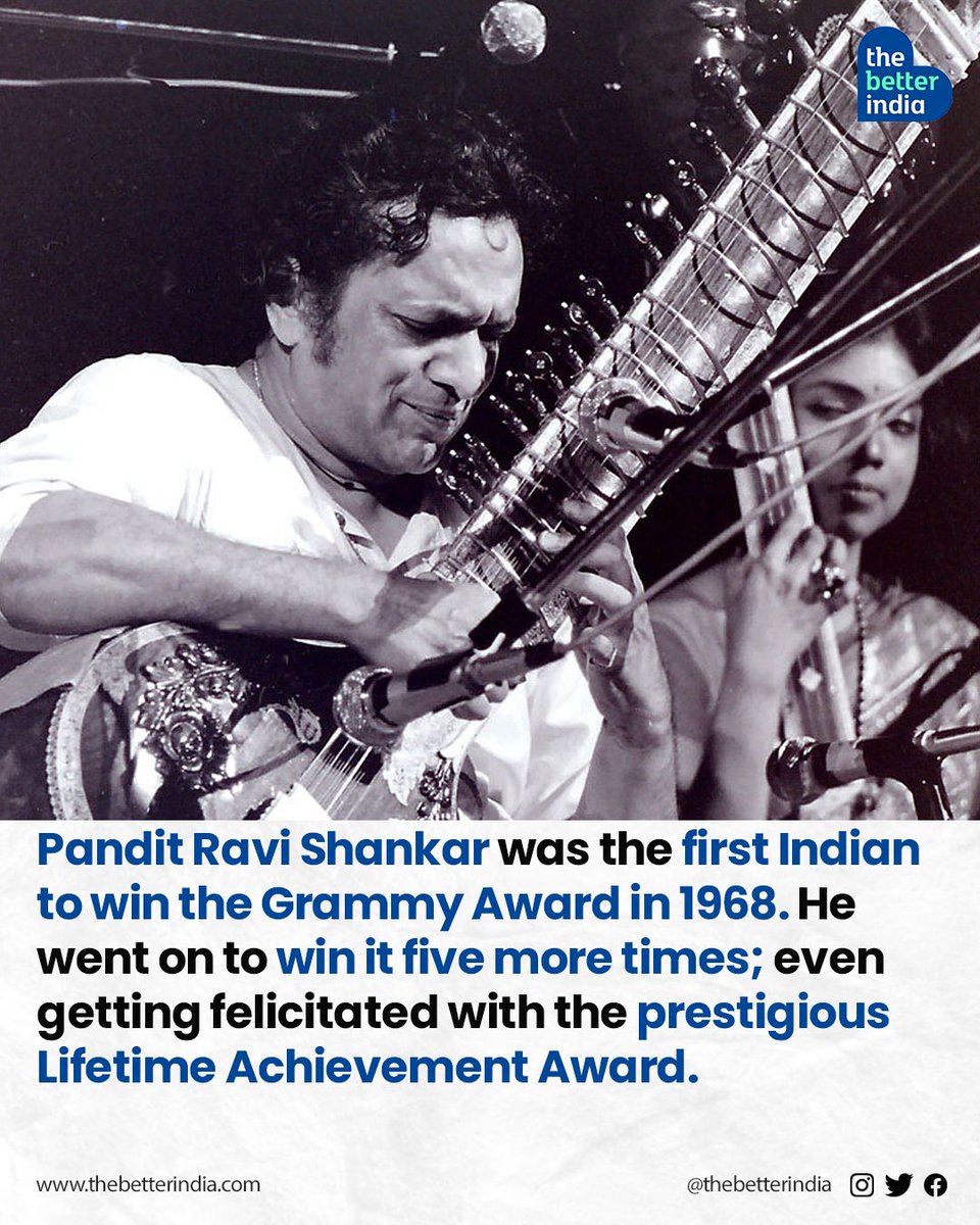 One of the most legendary sitarists in India, Pt Ravi Shankar is renowned for his extraordinary musical talent and widespread acclaim.

#PanditRaviShankar #BirthAnniversary #HistoryofMusic #GrammyAward #FirstInIndia #Sitar #IndianMusician #Lifetimeachievementaward