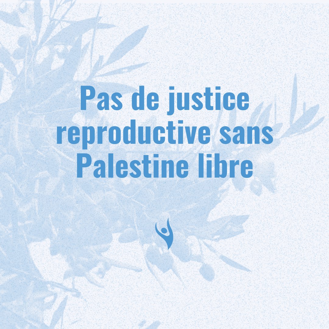 Pas de justice reproductive sans Palestine libre. Nous sommes solidaires avec le peuple de la Palestine et nous considérons sa libération comme un enjeu féministe. Lisez notre communiqué: arcc-cdac.ca/pas-de-justice…