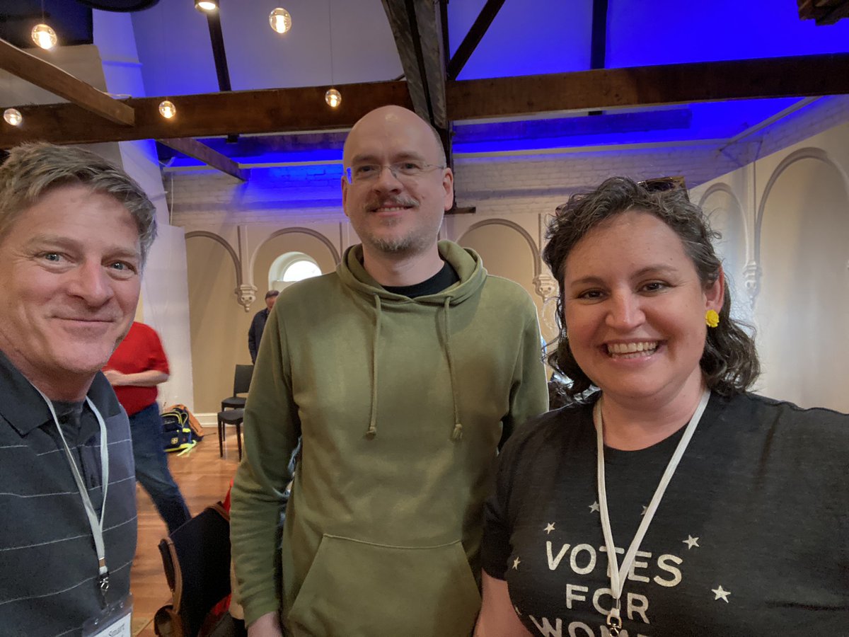 Honored to chat with two awesome people at CircleDC whose names both start with TOR: Tor from Rally the Troops and Tory Brown, designer of Votes for Women. #boardgames @fortcircle