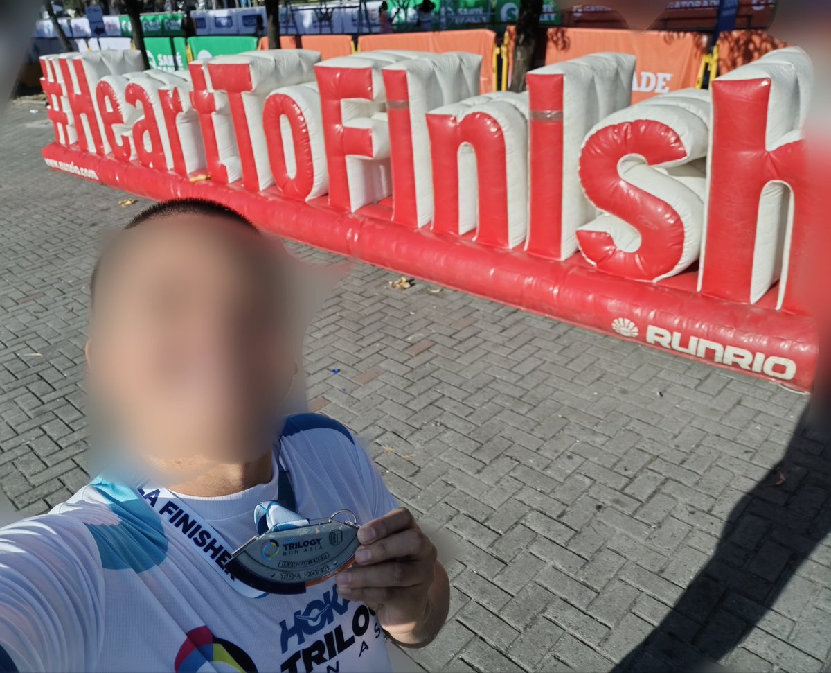 Thank you God...🙏😇 I'm a PLHIV and I'm a Marathoner.
#HokaTrilogyRunAsia
#16kmFinisher