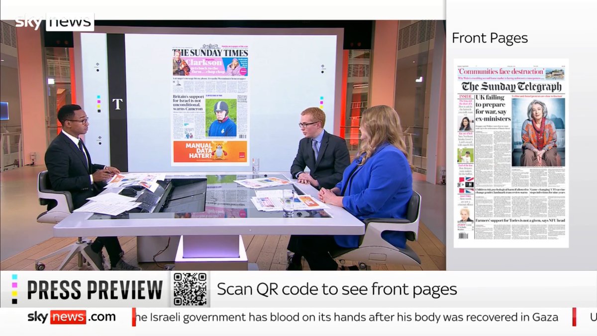 Great to debate the news frontpages on Sky just now with brilliant @NancyFielder and @KamaliMelbourne. Biggest point of contention was whether I’m far too sympathetic to MPs - oh and how best to kill off lots of Corrie characters …