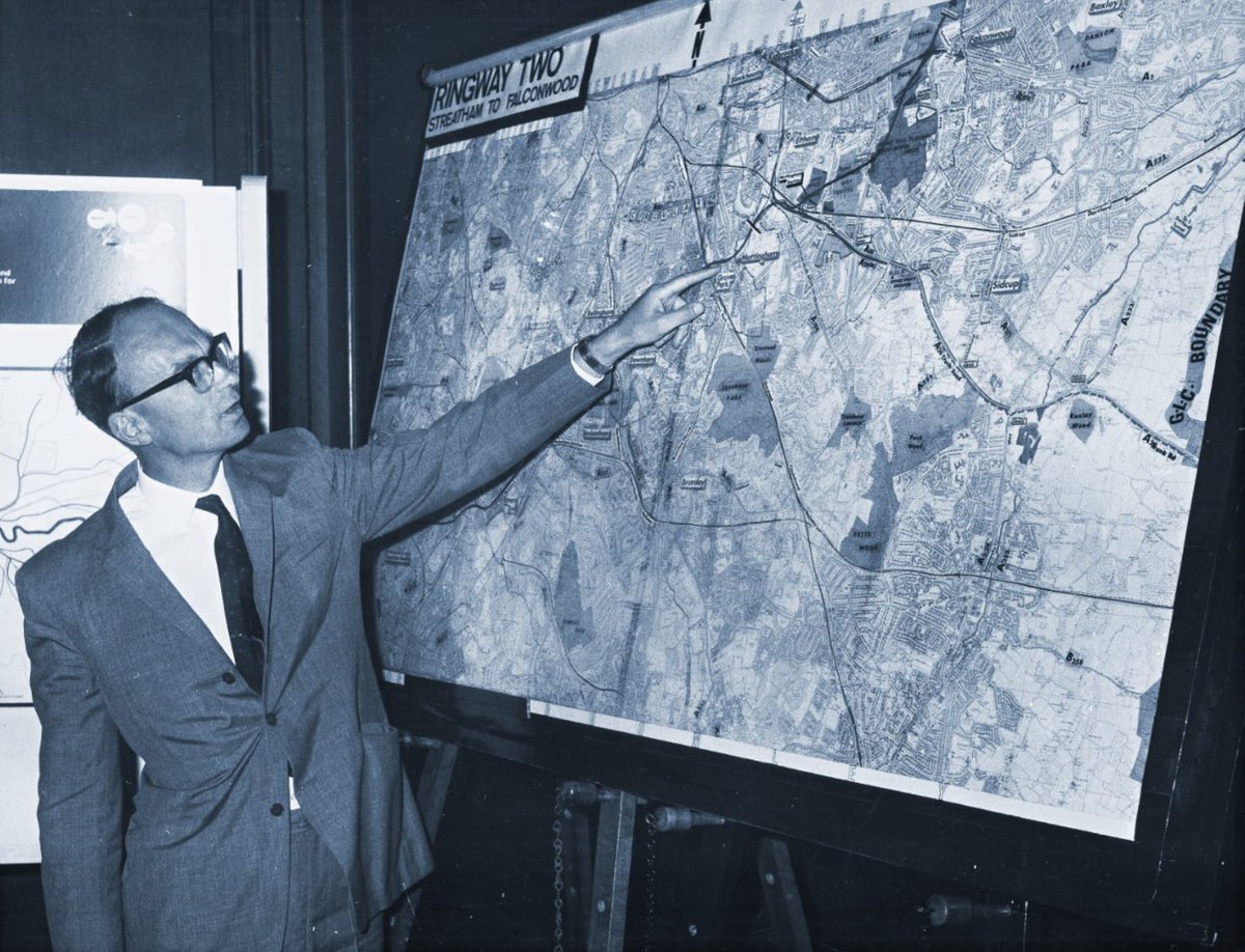 The Ringways were designed to help with traffic in the face of massively increasing numbers of cars. Planners projected another doubling of vehicles within 10 years, and a tripling within 20. Extreme measures would have to be taken.